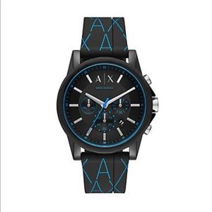 Armani Exchange AIX Chronograph Silicone Watch